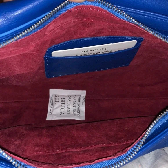 HAMMITT VIP OASIS COLOR BLOCK LEATHER BAG NWT - Picture 5 of 8